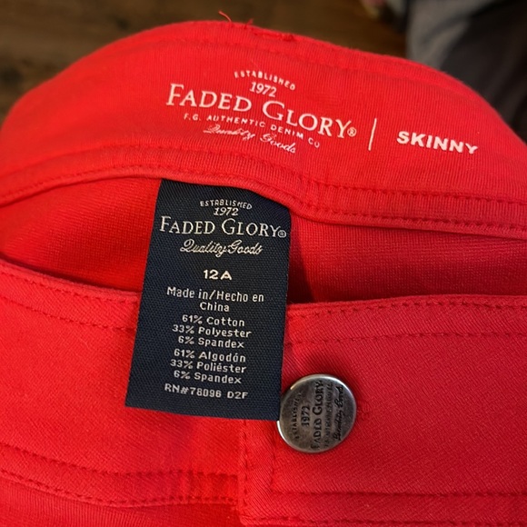 Faded Glory Skinny Pants - Picture 2 of 3